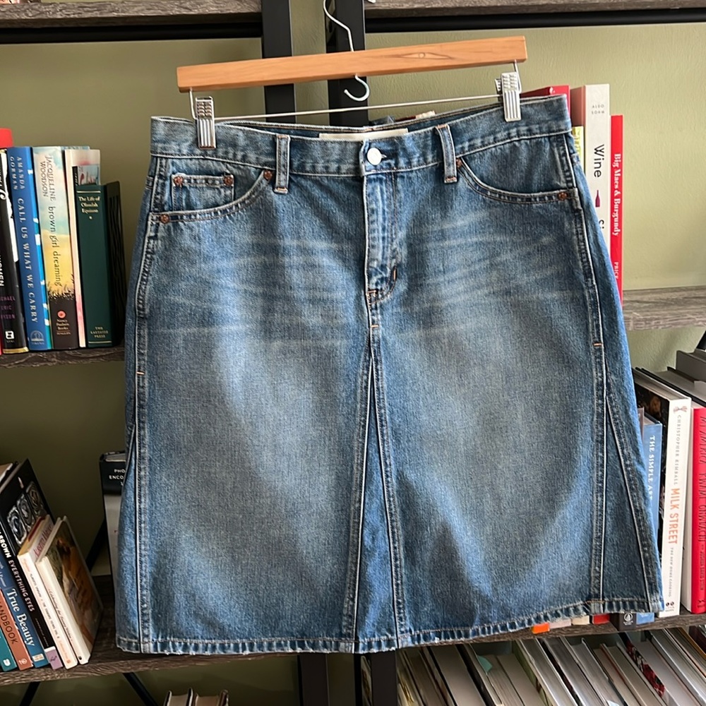 GAP Denim Skirt, Blue, Size 14